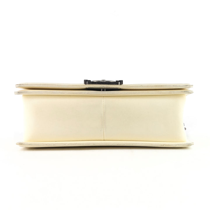 boy old medium lambskin leather bag