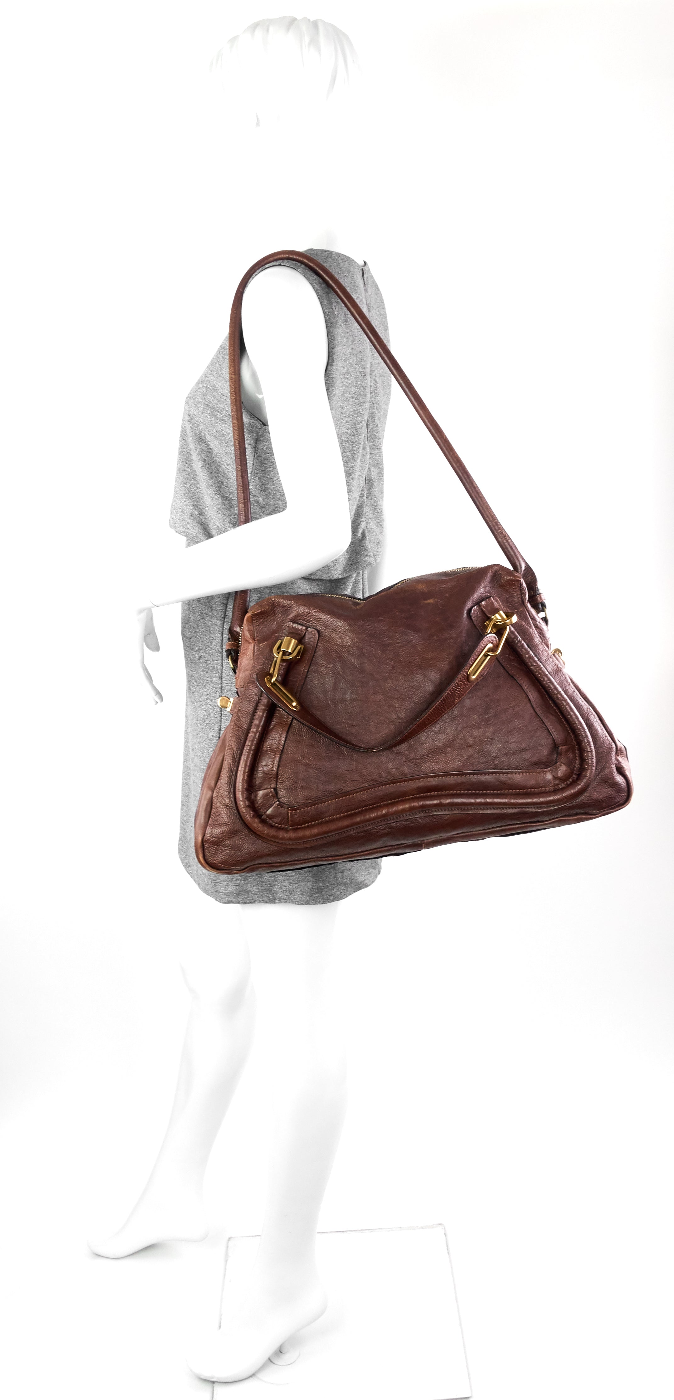 Chloe　Paraty　パラティ　ハンドバッグ　ブラウン Chloé Paraty Handbag 408976 | Collector Square