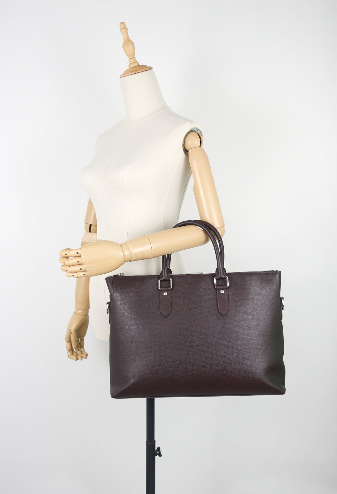 anton taiga leather soft briefcase bag