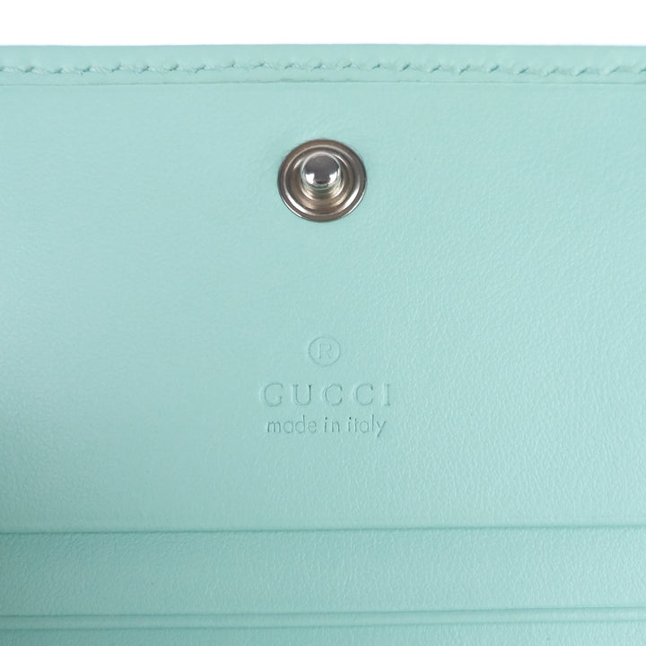 gg marmont mini card case on chain leather bag