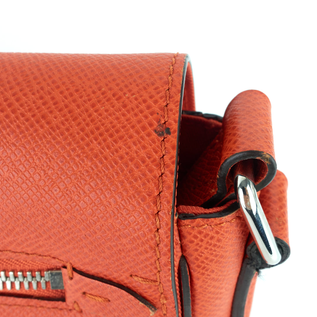 Louis Vuitton Dark Brown Taiga Leather Roman PM Bag For Sale at 1stDibs