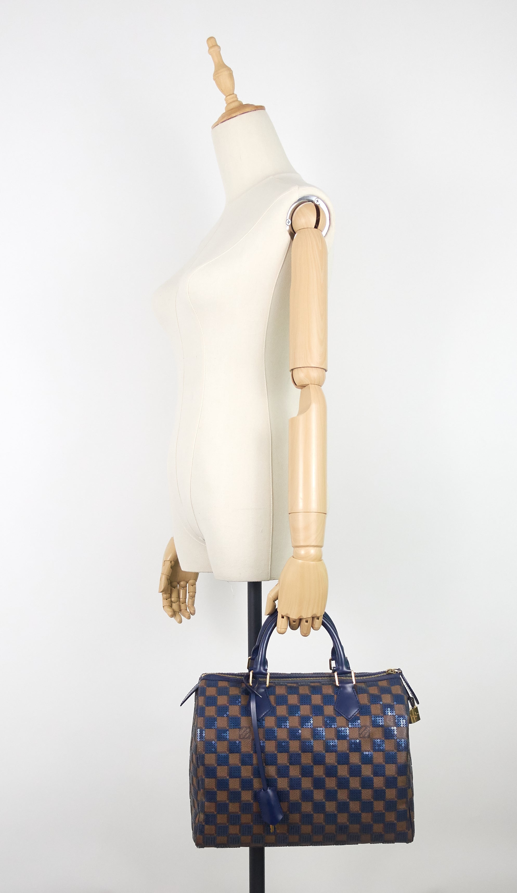 Speedy 30 Damier Paillettes Canvas Bag – Poshbag Boutique