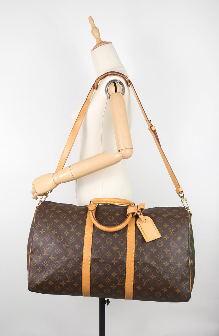 keepall 50 bandoulière monogram canvas bag