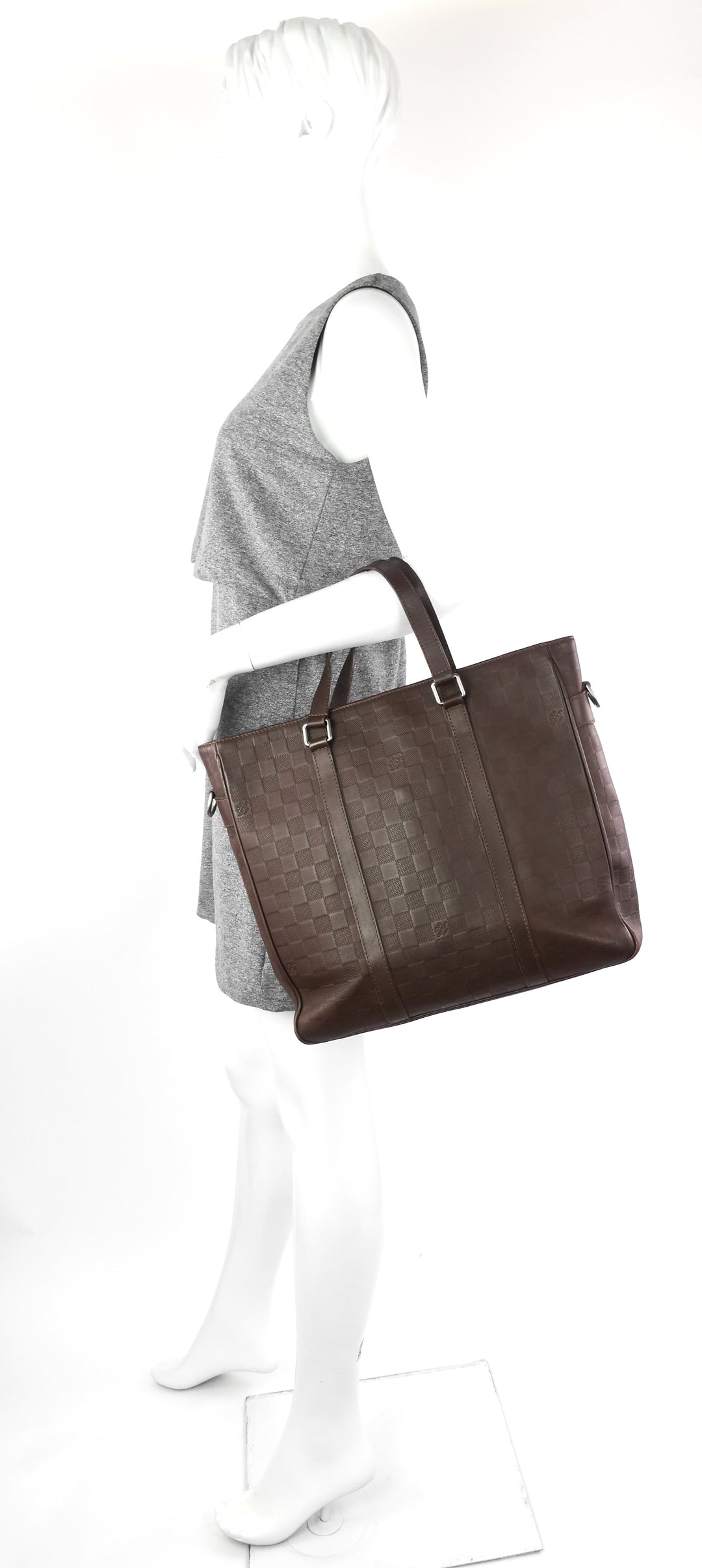 Tadao PM Damier Infini Leather Tote Bag – Poshbag Boutique