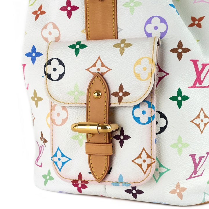 petit noé monogram multicolore canvas bag