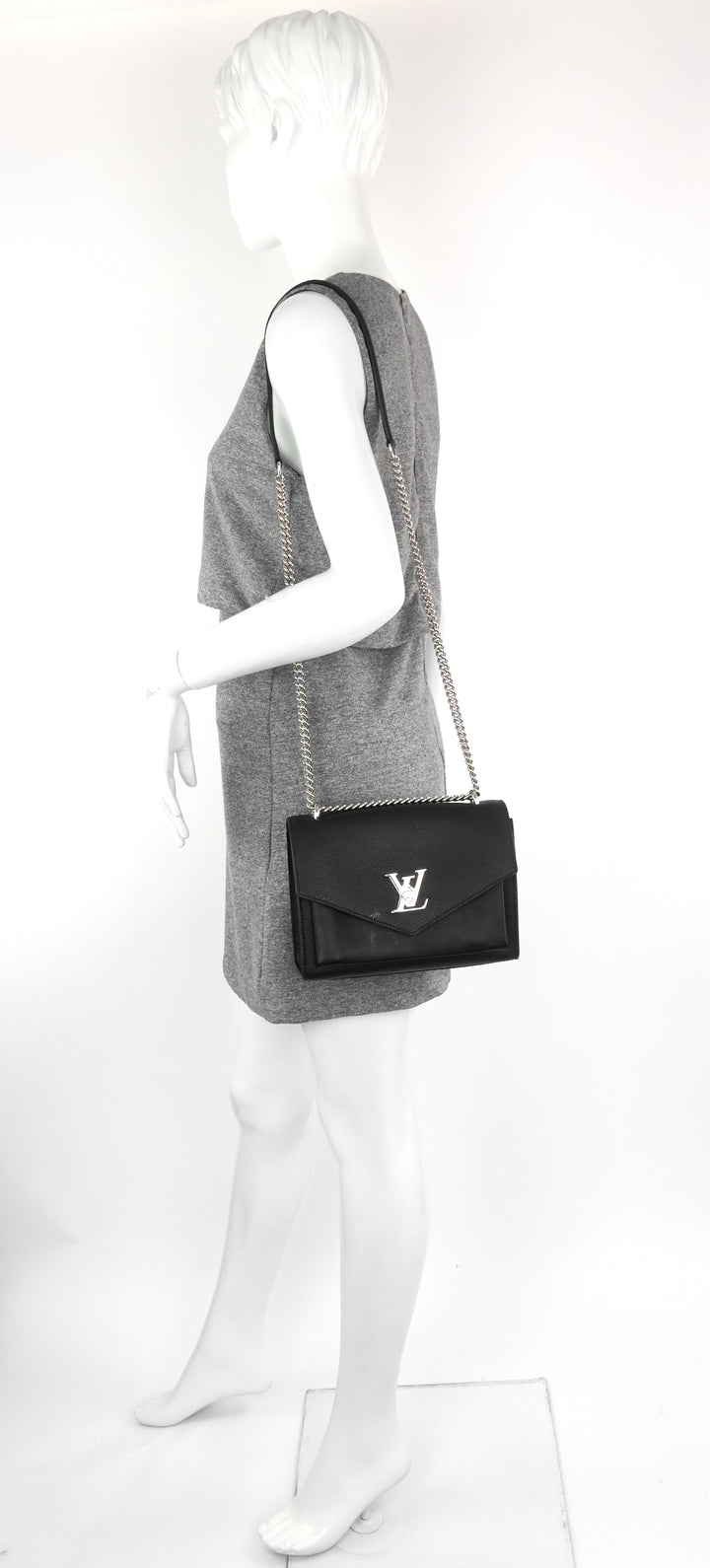 mylockme calfskin leather chain bag