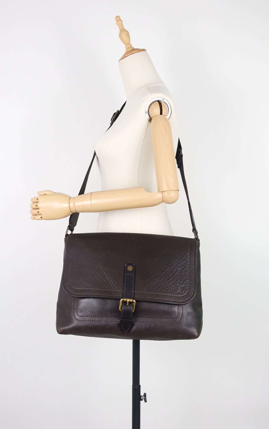 omaha utah leather messenger bag