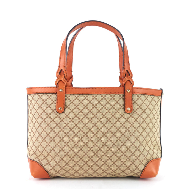 diamante craft quilted canvas tote bag