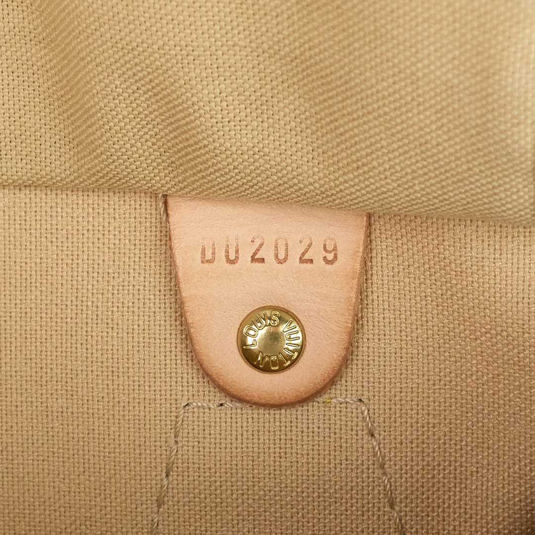 speedy 25 damier azur canvas bag