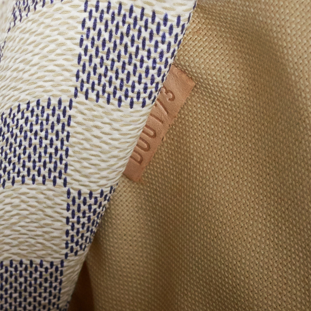 totally pm damier azur canvas bag