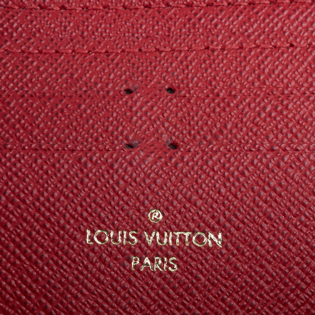 clémence damier ebene canvas wallet