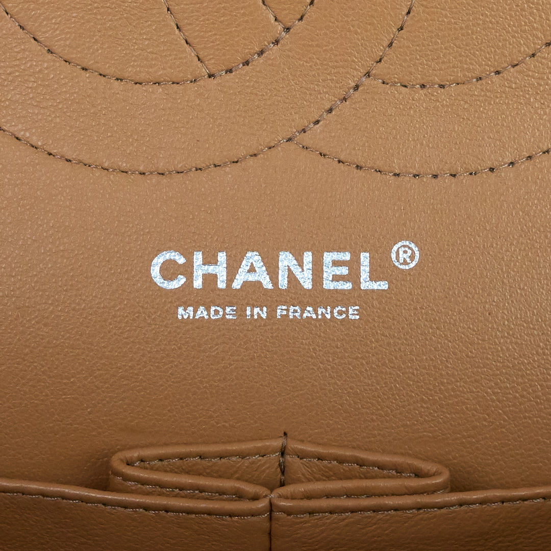 classic double flap jumbo caviar leather bag