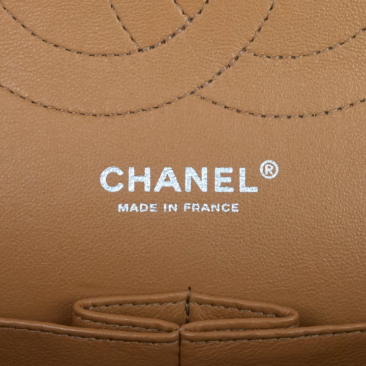 classic double flap jumbo caviar leather bag