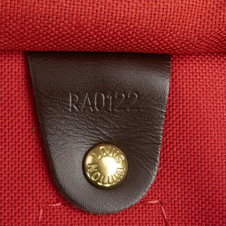 speedy 35 damier ebene canvas bag