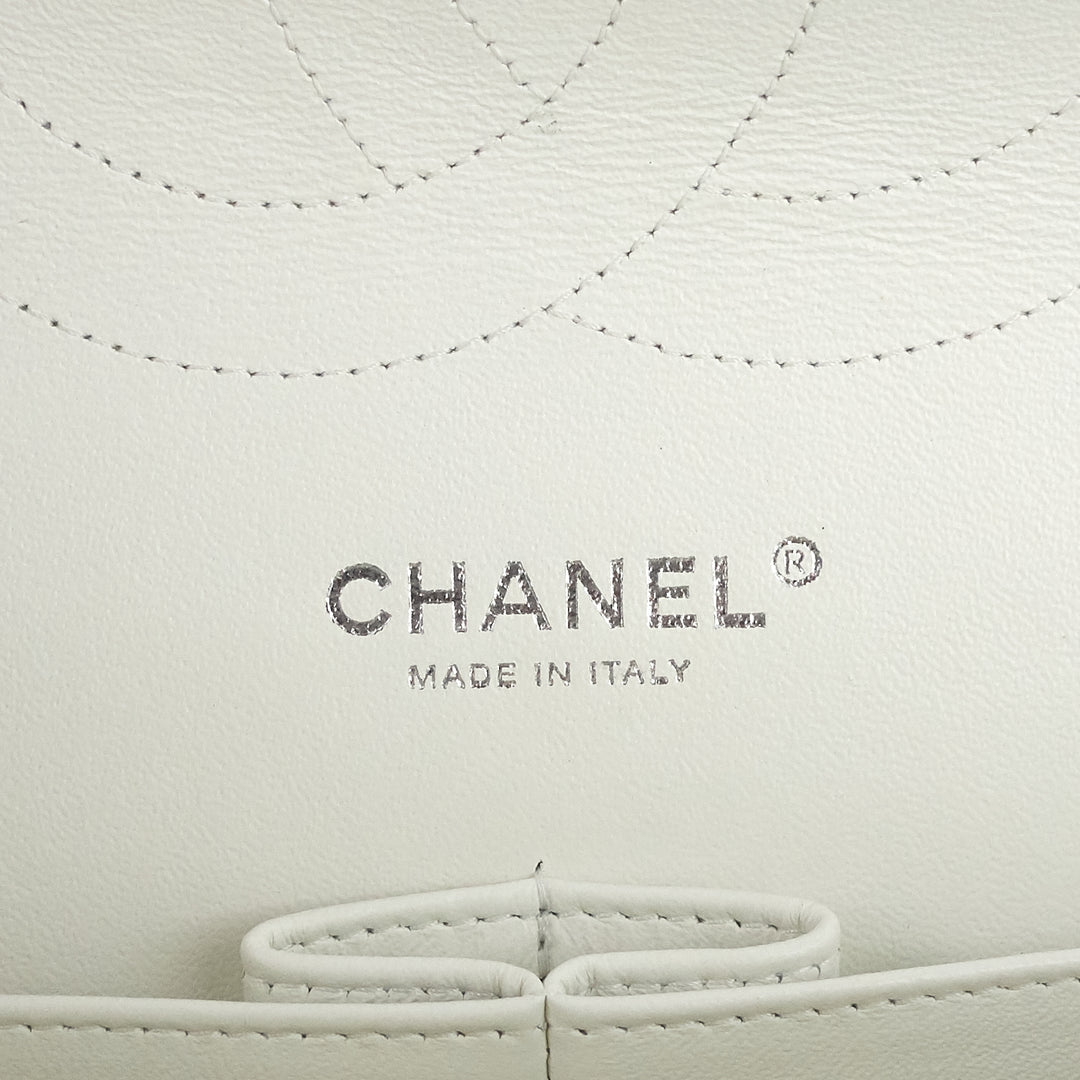 double flap jumbo caviar leather shoulder bag