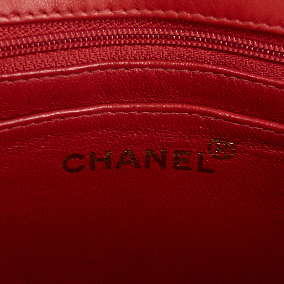 classic square lambskin leather flap bag