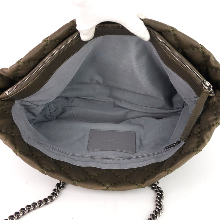 Ultimate Stitch Calfskin Shopping Tote Bag