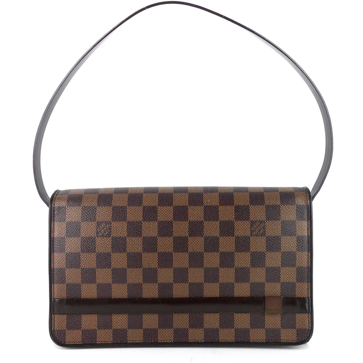 tribeca long damier ebene canvas bag
