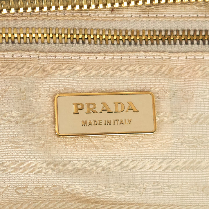 canvas and leather shoulder bag