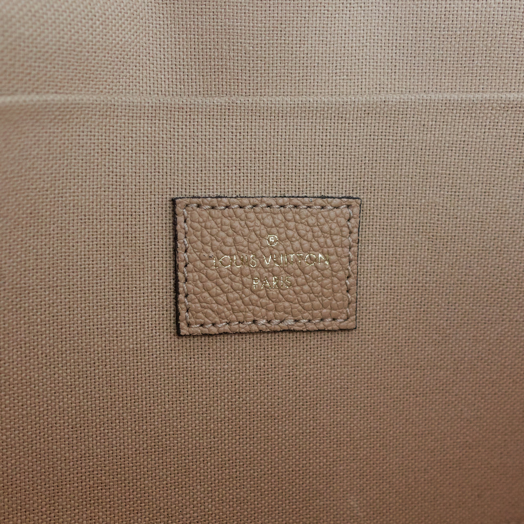 pochette félicie monogram empreinte leather chain wallet bag