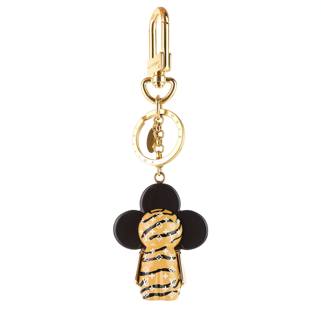 vivienne monogram jungle/animal print key ring