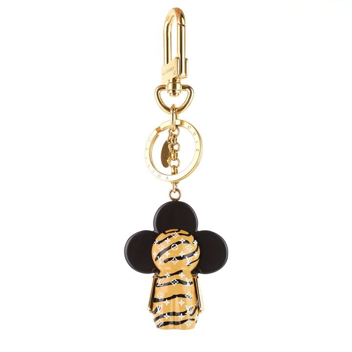 vivienne monogram jungle/animal print key ring