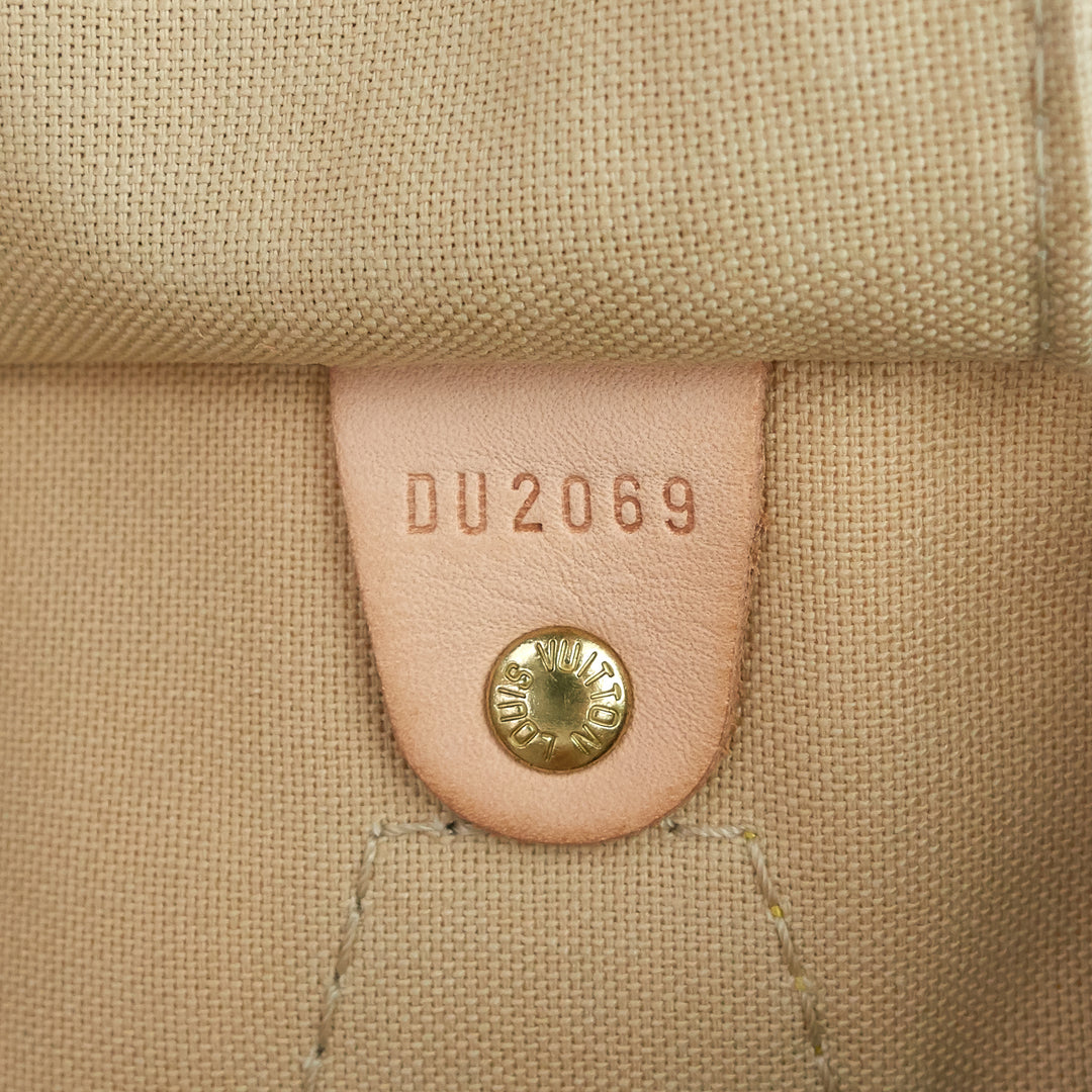 speedy 30 damier azur canvas handbag