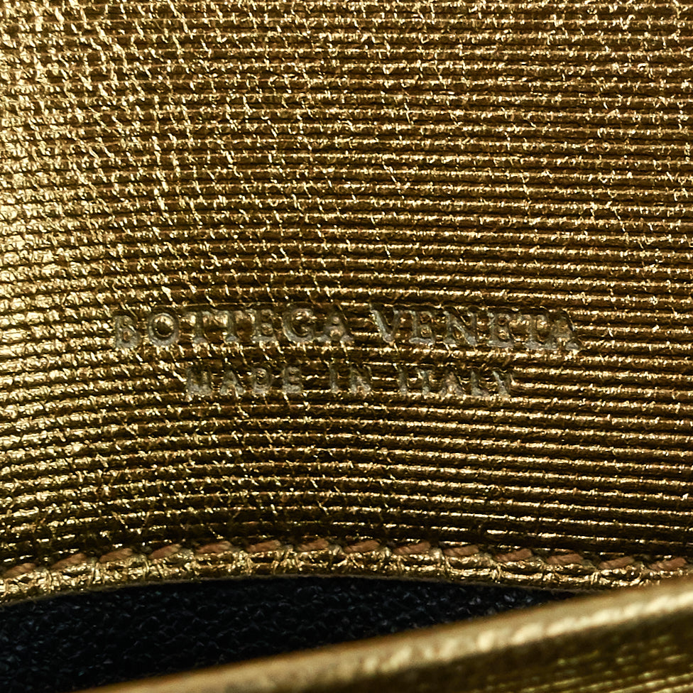 continental intrecciato nappa leather wallet