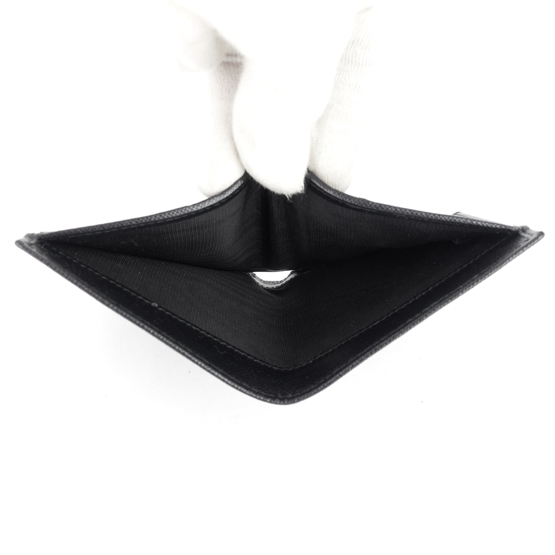 saffiano leather bifold wallet