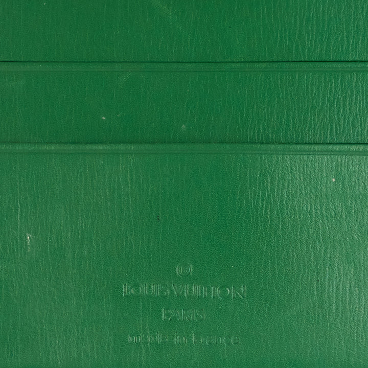 marco green epi leather wallet