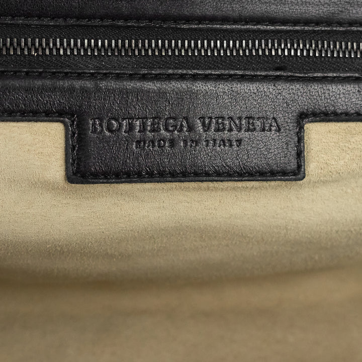 frame intrecciato nappa leather bag