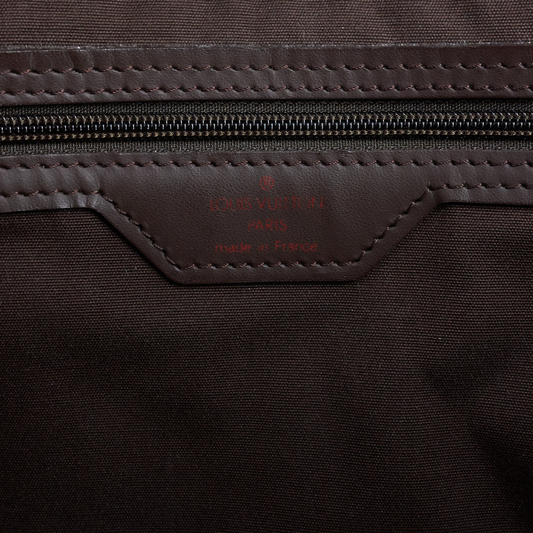 sac plat gm brown epi leather bag