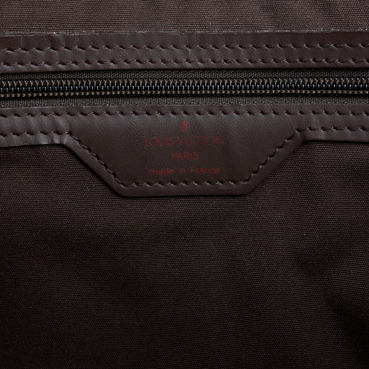 sac plat gm brown epi leather bag