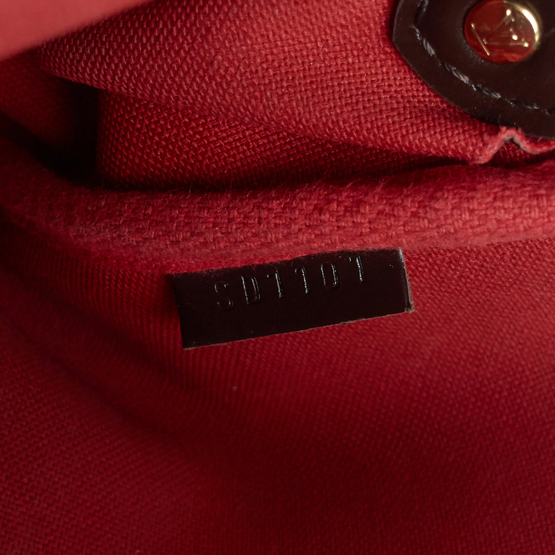 eva damier ebene canvas bag