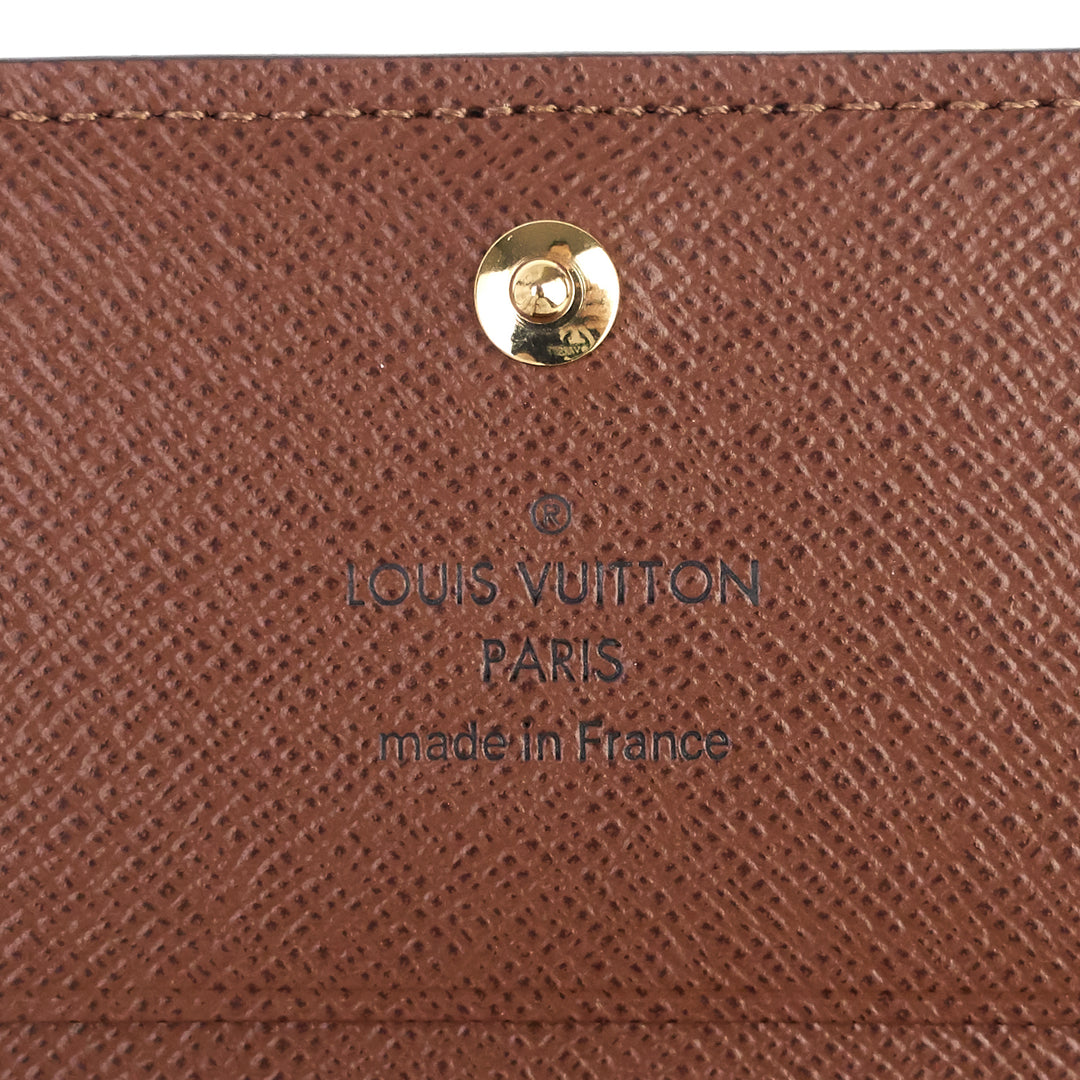 Envelope Business Monogram Canvas Card Holder – Poshbag Boutique