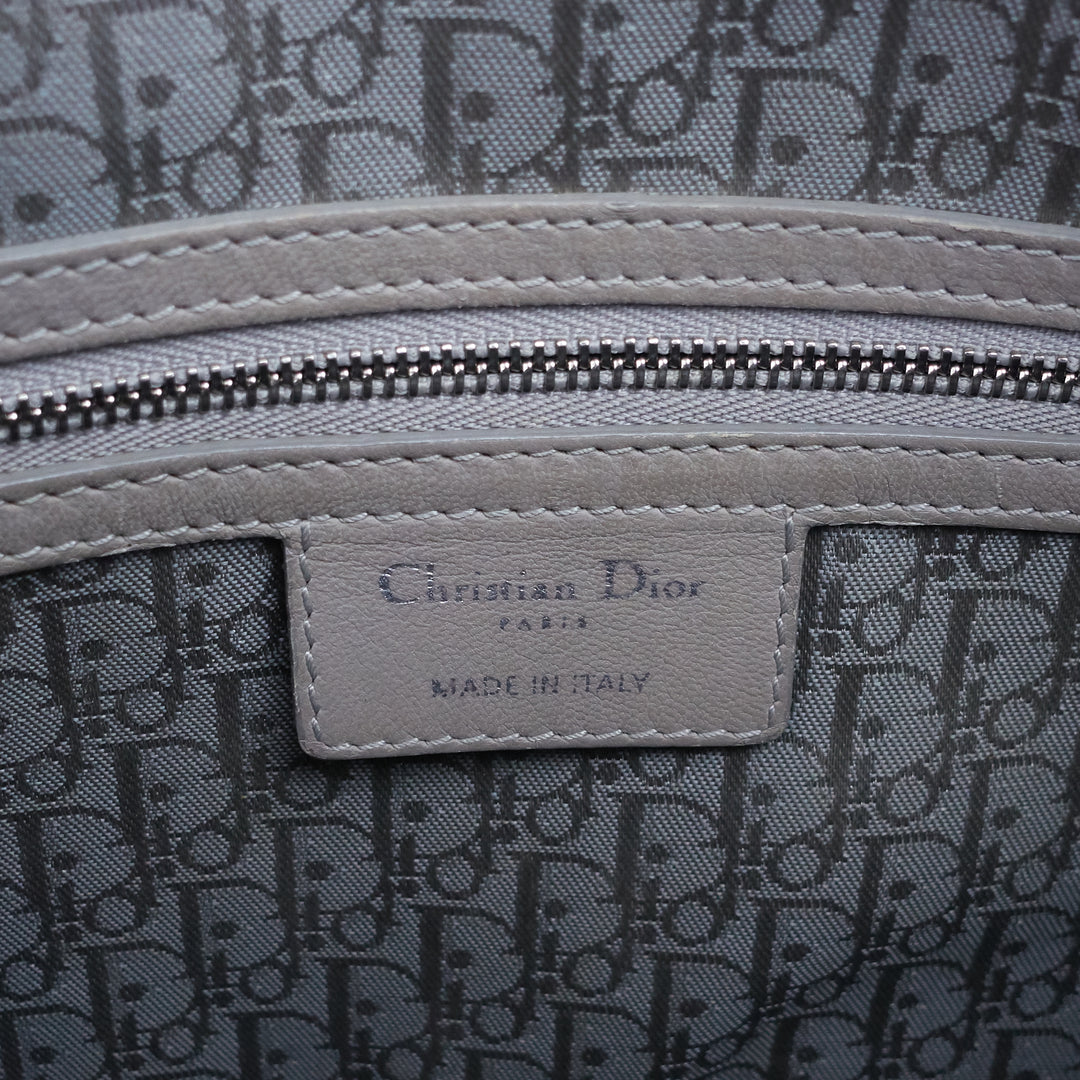 lady dior large lambskin leather bag