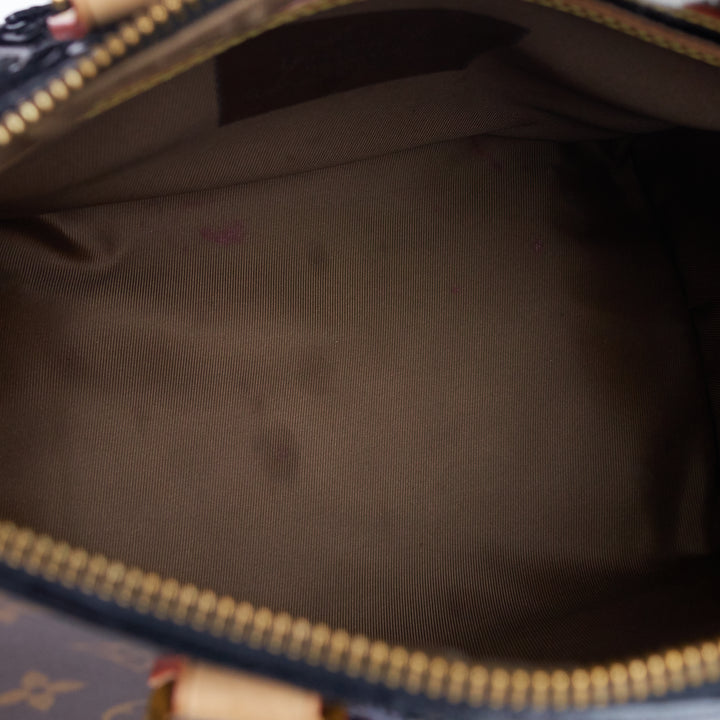 speedy 30 fleur de jais monogram canvas sequin bag