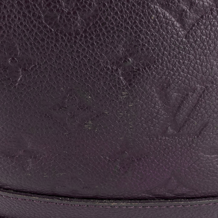 citadine monogram empreinte leather tote bag