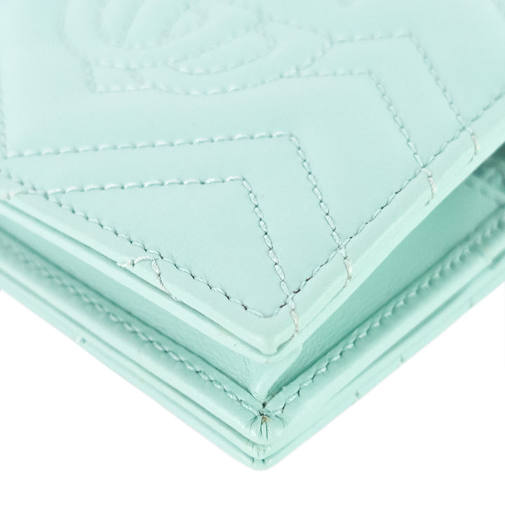 gg marmont mini card case on chain leather bag