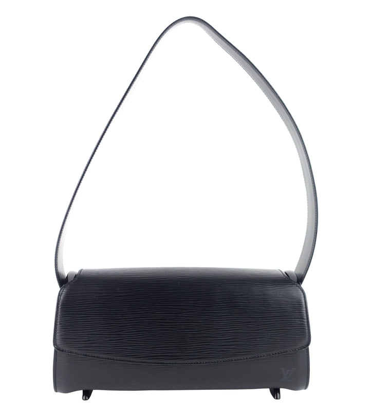 Nocturne PM Black Epi Leather Bag