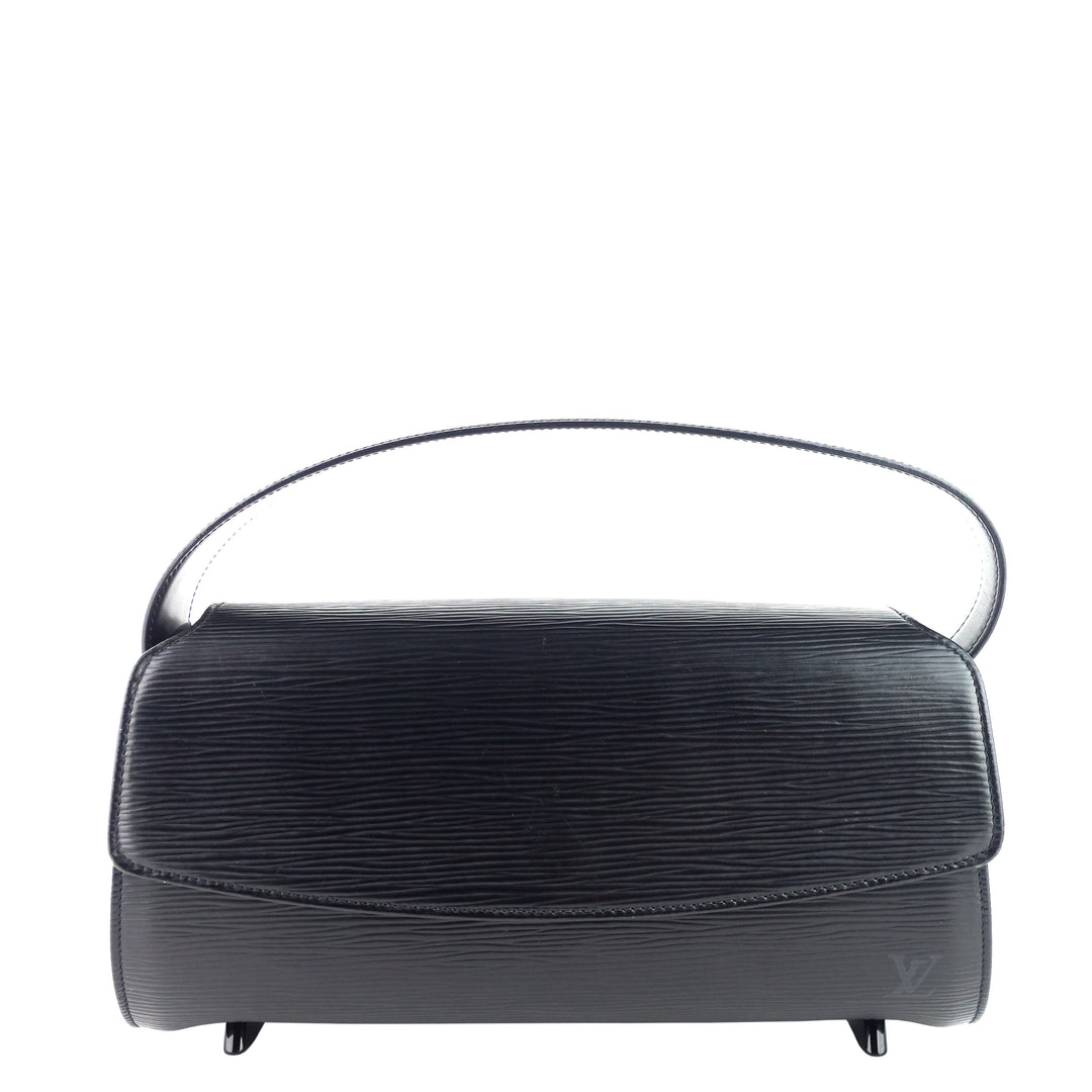 Nocturne PM Black Epi Leather Bag