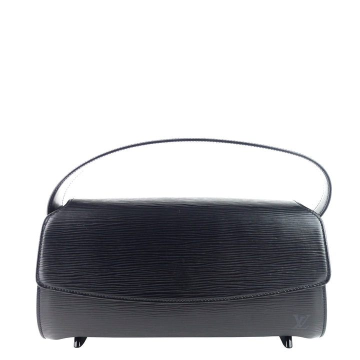 Nocturne PM Black Epi Leather Bag