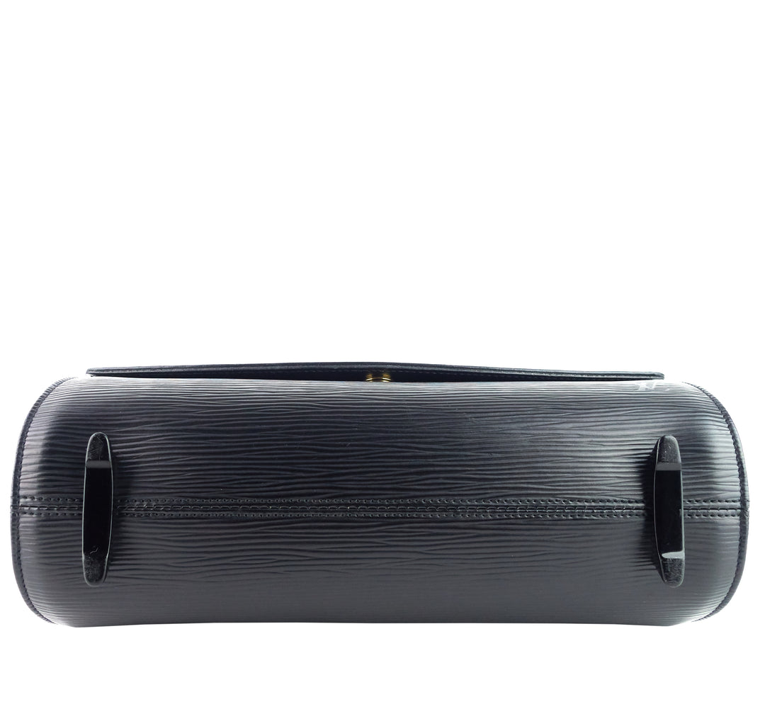 Nocturne PM Black Epi Leather Bag