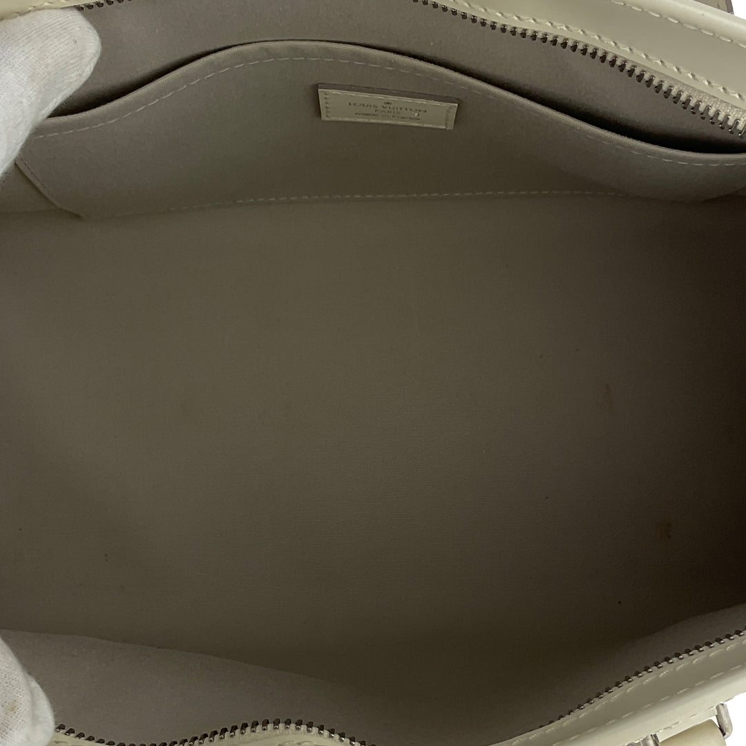 Madelaine White Epi Leather Handbag