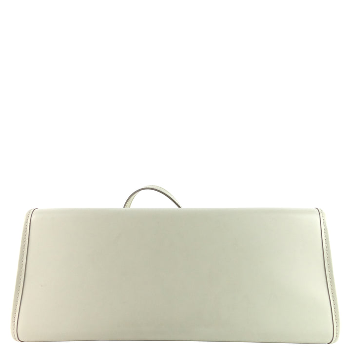 Madelaine White Epi Leather Handbag