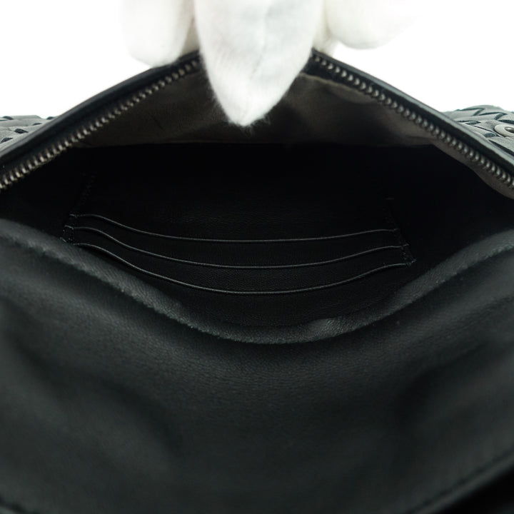 Intrecciato Nappa Leather Expandable Chain Crossbody Bag