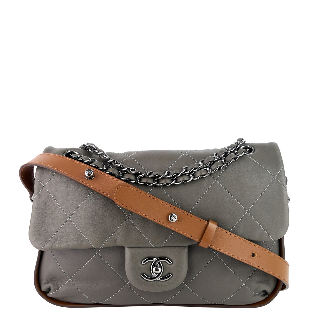 Country Chic Calfskin Leather Crossbody Bag