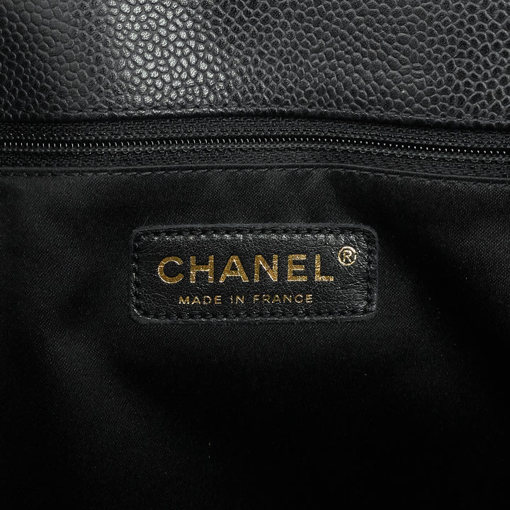 grand shopping tote caviar leather bag