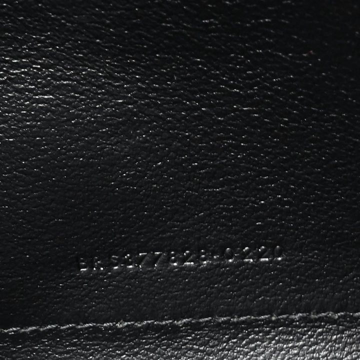 quilted grain de poudre monogram chain wallet bag