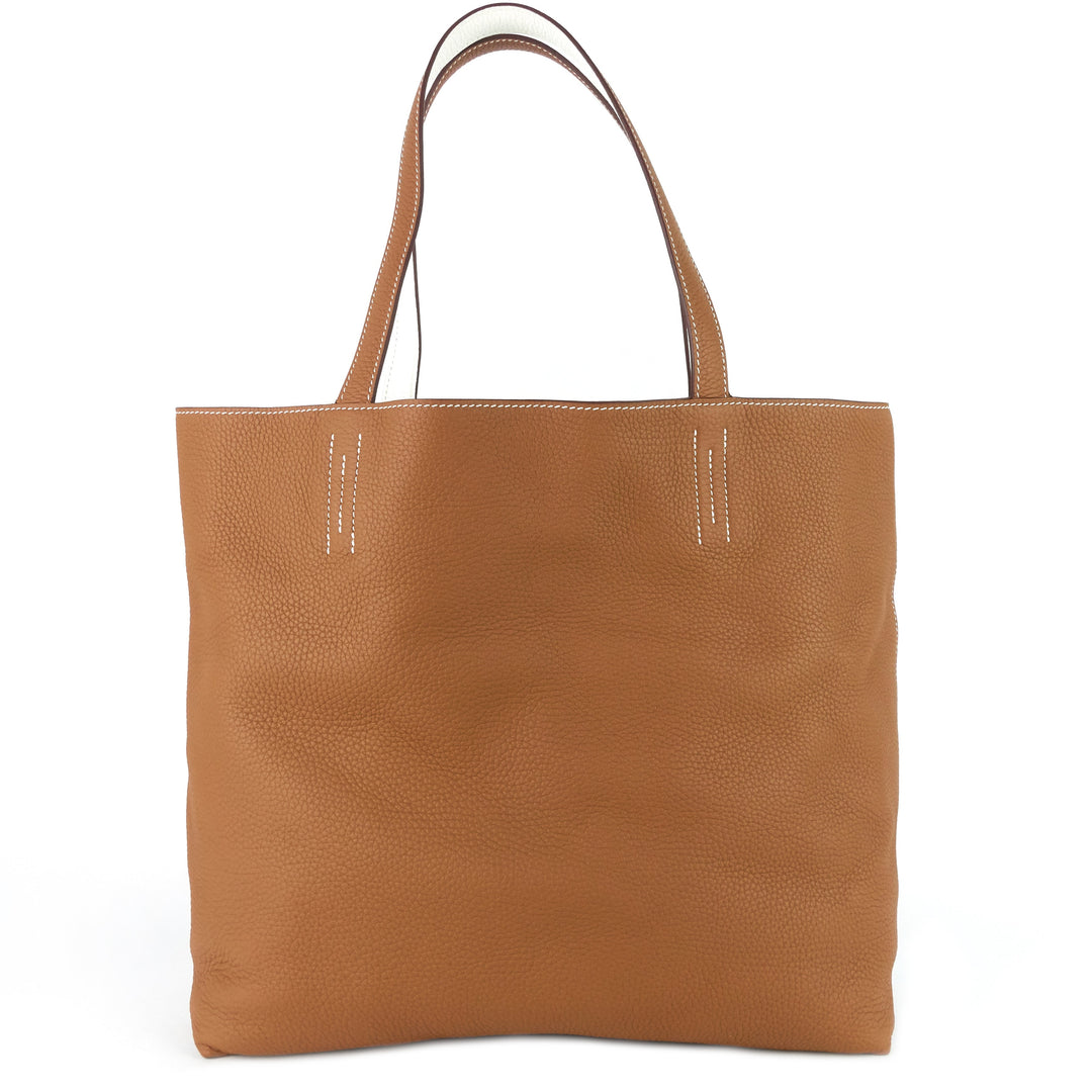 double sens 36 clemence leather reversible tote bag